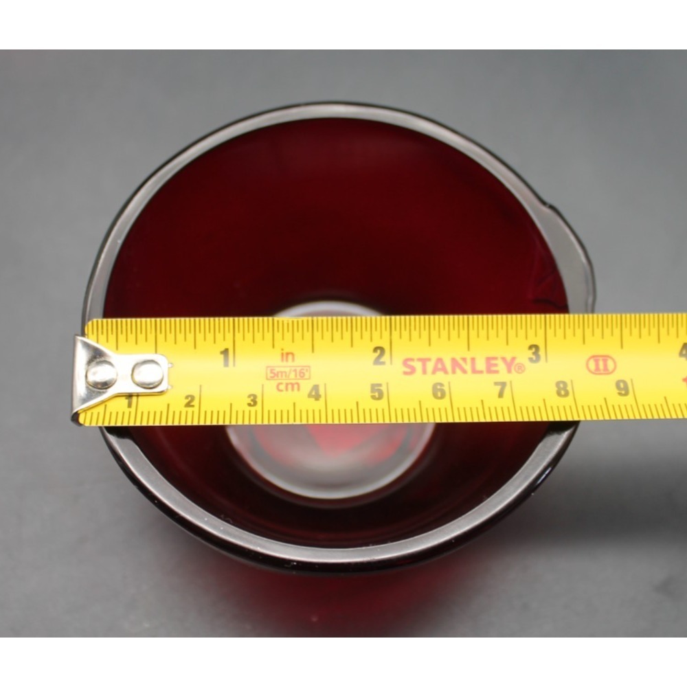 Partylite Natures Bounty Ruby Red Apple Glass Tea Light Votive Candle Holder NIB - Picture 8 of 15